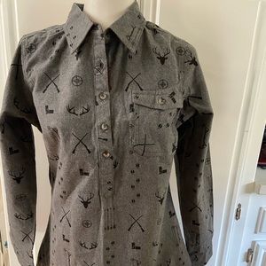 Legendary Whitetails Women's Flannel Shirt Sz M